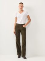 BOYFRIEND JEANS | חום כהה