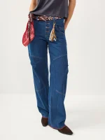 BANDANA JEANS | ג׳ינס כהה