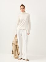 ⁦LONG BASIC TURTLENECK |  שמנת⁩ – תמונה ⁦3⁩