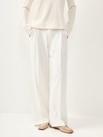 ⁦COOL TAILORED PANTS | שמנת⁩ – תמונה ⁦4⁩