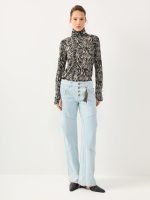 ⁦LONG BASIC TURTLENECK |  מודפס⁩ – תמונה ⁦3⁩
