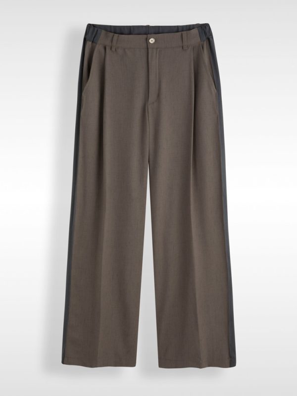 COOL TAILORED PANTS | חום כהה