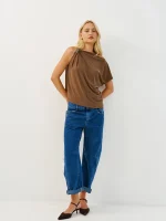 ⁦SWITCH SHIRT | חום⁩ – תמונה ⁦2⁩