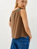 ⁦SWITCH SHIRT | חום⁩ – תמונה ⁦4⁩