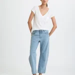 NOA'S BARREL JEANS | ג׳ינס בהיר