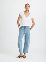 NOA'S BARREL JEANS | ג׳ינס בהיר
