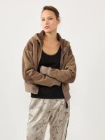 ⁦ACTIVE BOUCLE JACKET | חום⁩ – תמונה ⁦2⁩