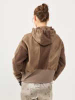 ⁦ACTIVE BOUCLE JACKET | חום⁩ – תמונה ⁦5⁩