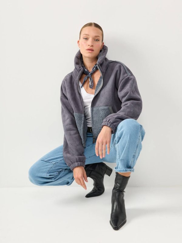 BOUCLE PUFF JACKET | ג'ינס