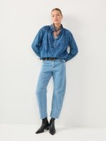 ⁦NOA'S BARREL JEANS | ג׳ינס בהיר⁩ – תמונה ⁦11⁩