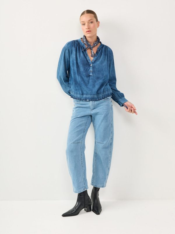EDEN DENIM TOP | ג׳ינס