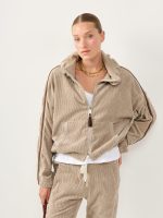 ⁦CORDPUFF JACKET | אבן⁩ – תמונה ⁦2⁩