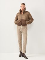 ⁦BOUCLE PUFF JACKET | חום⁩ – תמונה ⁦2⁩