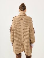 ⁦COZY ART CARDIGAN | מוקה⁩ – תמונה ⁦8⁩