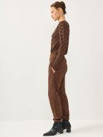 ⁦NIKI WEST SHIRT | חום מחולק⁩ – תמונה ⁦3⁩