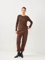 ⁦NIKI WEST SHIRT | חום מחולק⁩ – תמונה ⁦6⁩