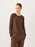 NIKI WEST SHIRT | חום מחולק