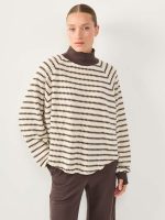 COOL PONCHO | חום ולבן