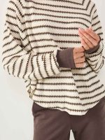 ⁦COOL PONCHO | חום ולבן⁩ – תמונה ⁦5⁩