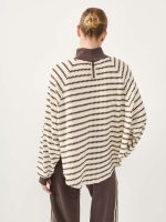 ⁦COOL PONCHO | חום ולבן⁩ – תמונה ⁦8⁩