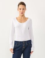 ROUND T-SHIRT | לבן