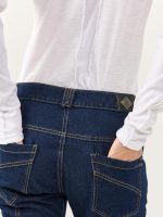 ⁦ROUND T-SHIRT | לבן⁩ – תמונה ⁦4⁩