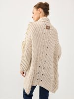 ⁦COZY ART CARDIGAN | אבן⁩ – תמונה ⁦7⁩