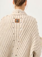 ⁦COZY ART CARDIGAN | אבן⁩ – תמונה ⁦3⁩