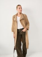 ⁦LONG COZY ART CARDIGAN | מוקה⁩ – תמונה ⁦6⁩
