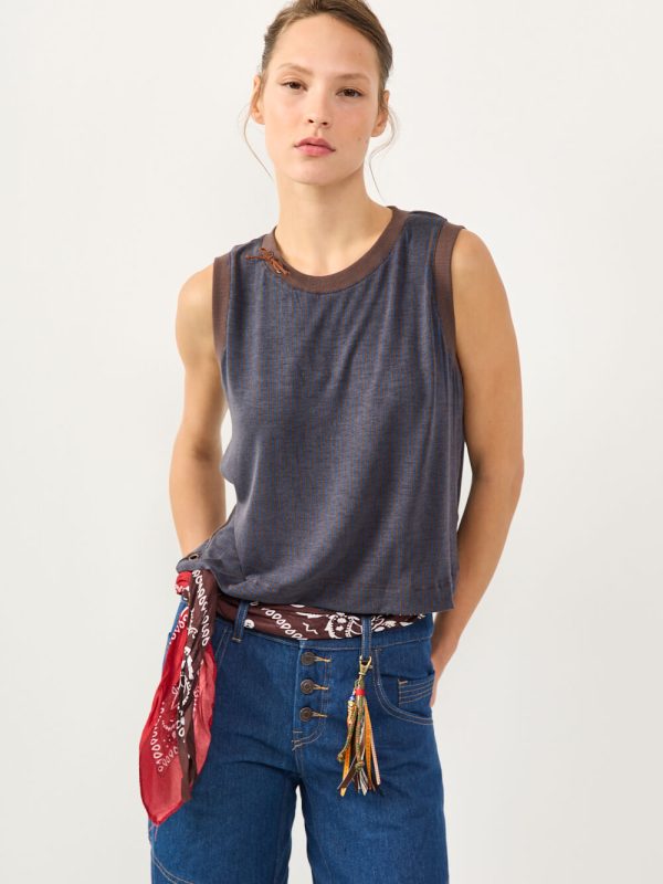 NEW LINE TOP | נייבי מחולק