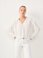 ⁦EDEN CHIFFON TOP | שמנת⁩ – תמונה ⁦7⁩