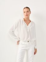⁦EDEN CHIFFON TOP | שמנת⁩ – תמונה ⁦2⁩