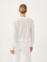 ⁦EDEN CHIFFON TOP | שמנת⁩ – תמונה ⁦3⁩