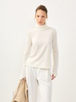 LONG BASIC TURTLENECK |  שמנת