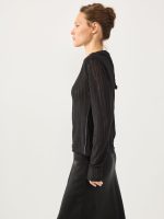 ⁦T HOODIE LIGHT | שחור⁩ – תמונה ⁦5⁩