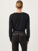 ⁦BASIC CARDIGAN | שחור⁩ – תמונה ⁦4⁩