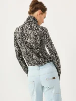 ⁦LONG BASIC TURTLENECK |  מודפס⁩ – תמונה ⁦2⁩