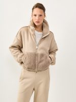 ⁦BOUCLE PUFF JACKET | אבן⁩ – תמונה ⁦10⁩