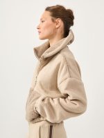 ⁦BOUCLE PUFF JACKET | אבן⁩ – תמונה ⁦6⁩