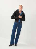 ⁦ACTIVE BOUCLE JACKET | שחור⁩ – תמונה ⁦4⁩