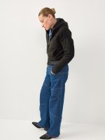 ⁦ACTIVE BOUCLE JACKET | שחור⁩ – תמונה ⁦3⁩