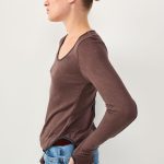 ROUND T-SHIRT | חום