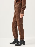 ⁦QUILT PANTS | חום⁩ – תמונה ⁦2⁩