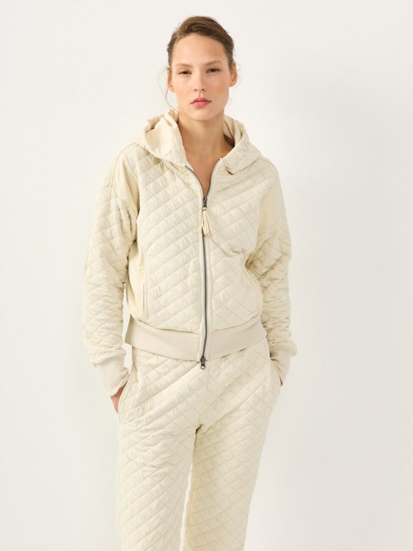 QUILT JACKET | קרם