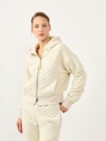 ⁦QUILT JACKET | קרם⁩ – תמונה ⁦5⁩