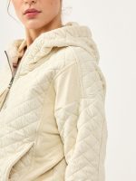 ⁦QUILT JACKET | קרם⁩ – תמונה ⁦3⁩