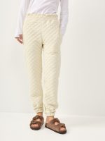 ⁦QUILT PANTS | קרם⁩ – תמונה ⁦6⁩