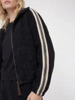 ⁦CORDPUFF JACKET | שחור⁩ – תמונה ⁦6⁩