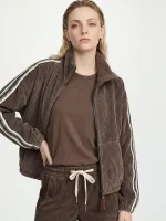 ⁦CORDPUFF JACKET | חום⁩ – תמונה ⁦2⁩