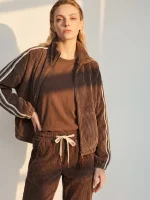 ⁦CORDPUFF JACKET | חום⁩ – תמונה ⁦4⁩